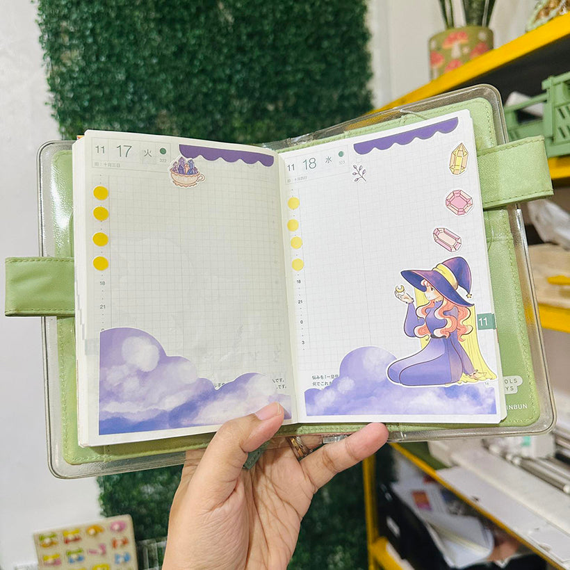 Crystal | Enchanted | Hobonichi A6 Daily Sticker Kit - a005