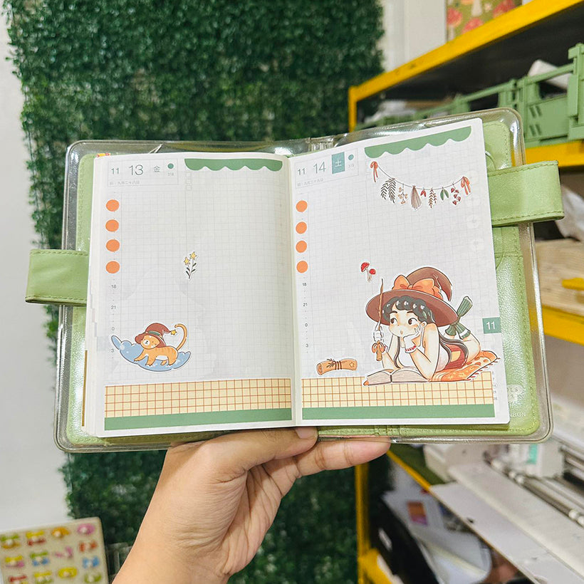 Enchanter | Enchanted | Hobonichi A6 Daily Sticker Kit - a001