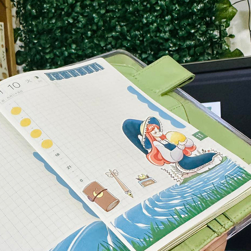 Lunar | Enchanted | Hobonichi A6 Daily Sticker Kit - a002