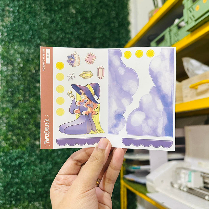 Crystal | Enchanted | Hobonichi A6 Daily Sticker Kit - a005