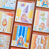 Azul | Midnight Dreamcatcher | Hobonichi A6 Daily Sticker Kit - a091