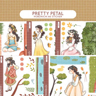 Blush | Pretty Petal | Hobonichi A6 Daily Sticker Kit - a019
