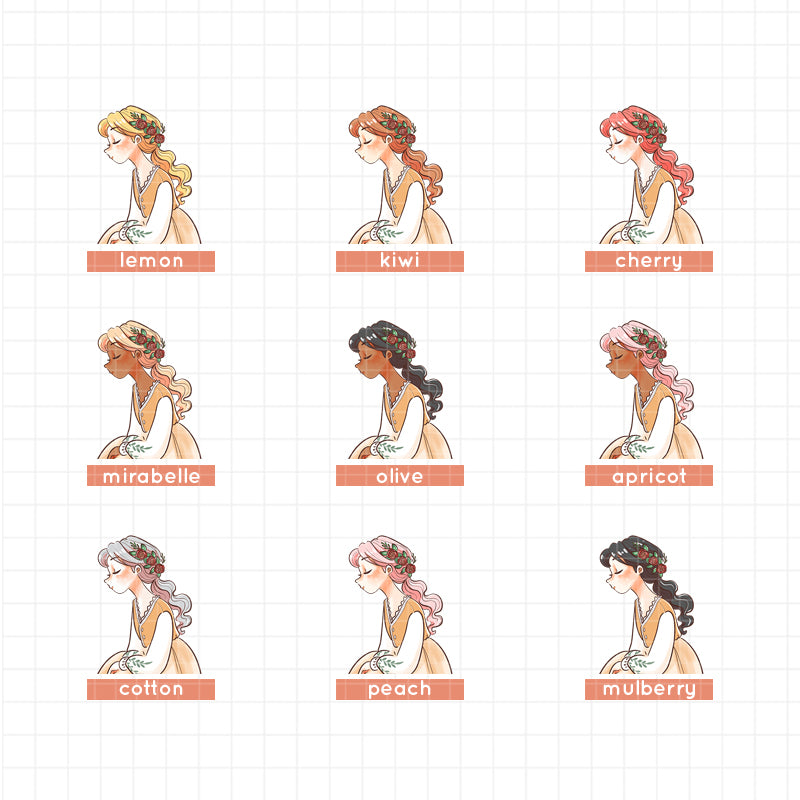 The Pretty Petal | PaperDollzCo | Sticker Book | CB044