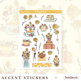 Spring Journal | Accent Sticker | PaperDollzCo | ac002