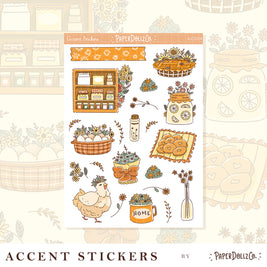 Spring Journal | Accent Sticker | PaperDollzCo | ac004