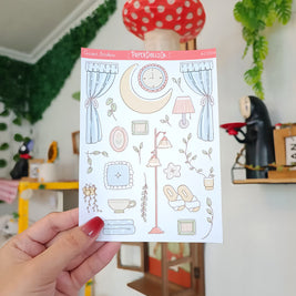 Pastel Home | Accent Sticker | PaperDollzCo | ac006