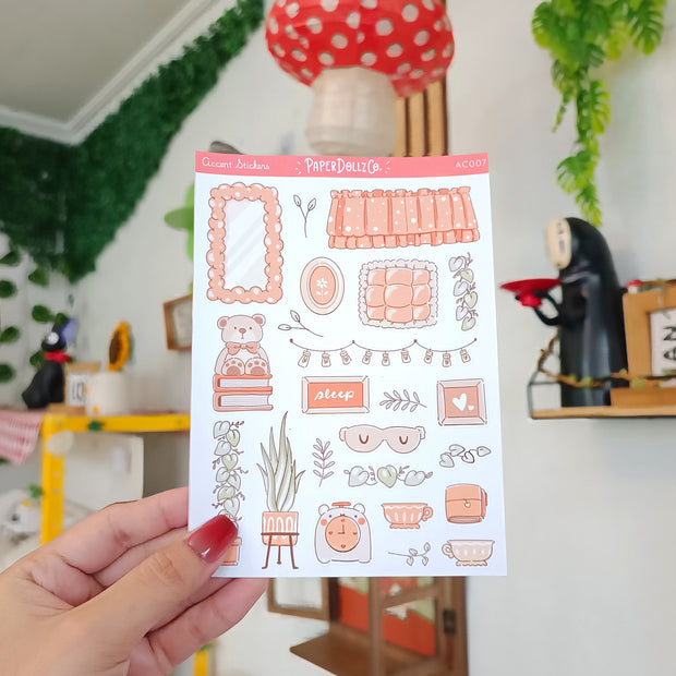 Pastel Home | Accent Sticker | PaperDollzCo | ac007