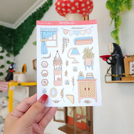 Pastel Home | Accent Sticker | PaperDollzCo | ac009