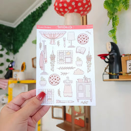 Pastel Home | Accent Sticker | PaperDollzCo | ac010