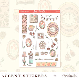 Work Office | Accent Sticker | PaperDollzCo | ac012