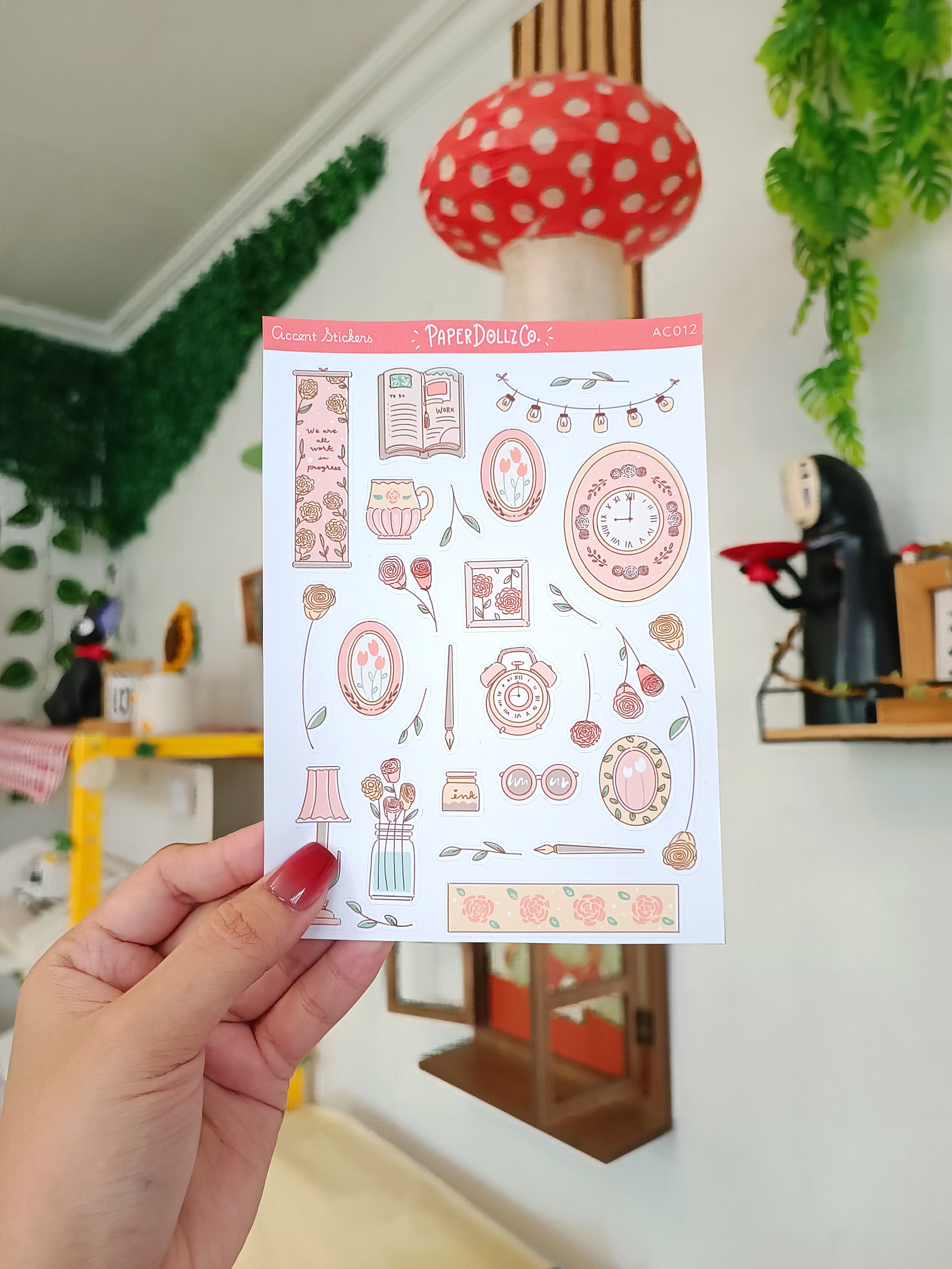 Work Office | Accent Sticker | PaperDollzCo | ac012