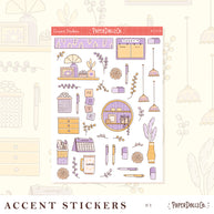 Work Office | Accent Sticker | PaperDollzCo | ac014