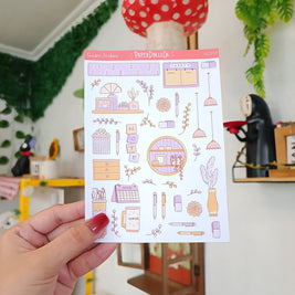 Work Office | Accent Sticker | PaperDollzCo | ac014