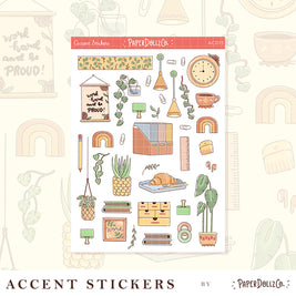 Work Office | Accent Sticker | PaperDollzCo | ac015