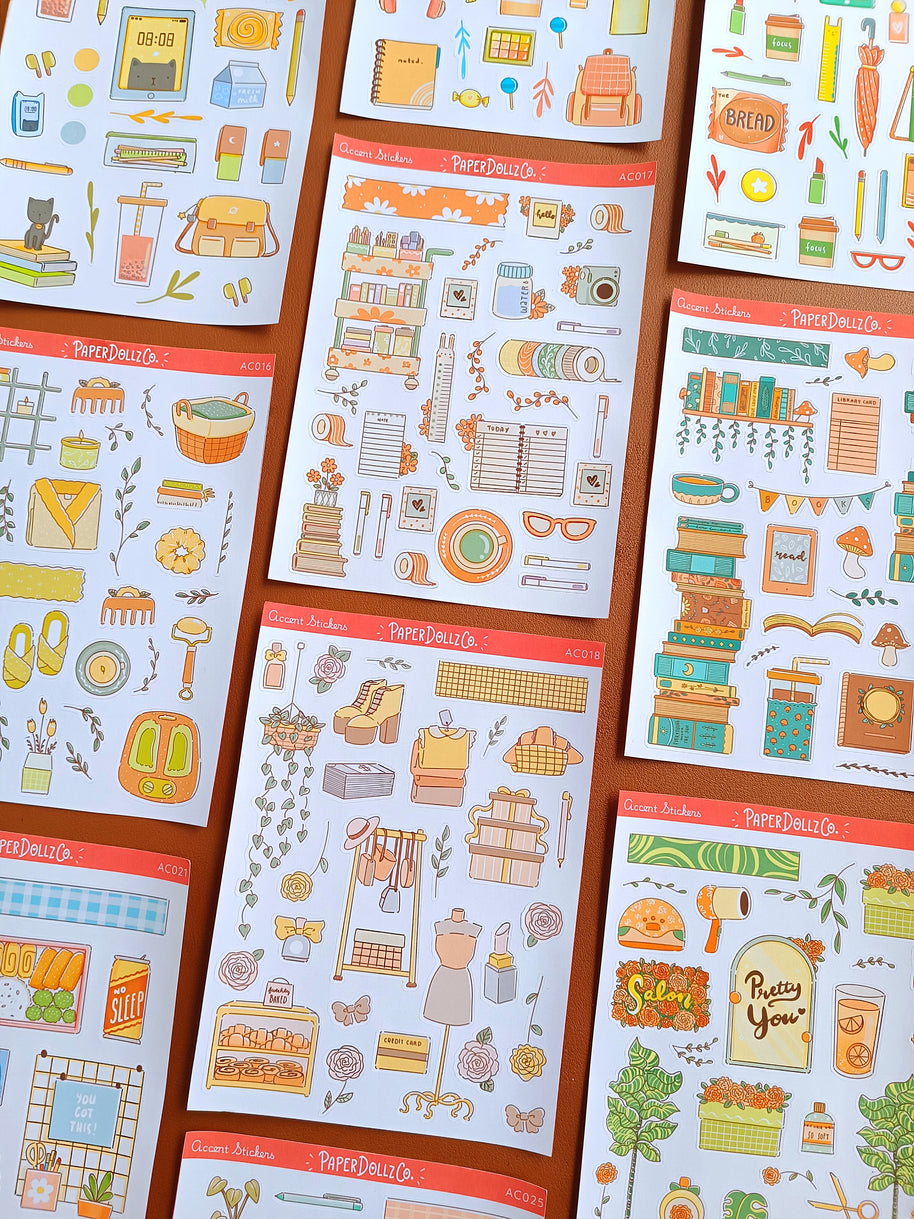 Spa | Accent Sticker | PaperDollzCo | ac016