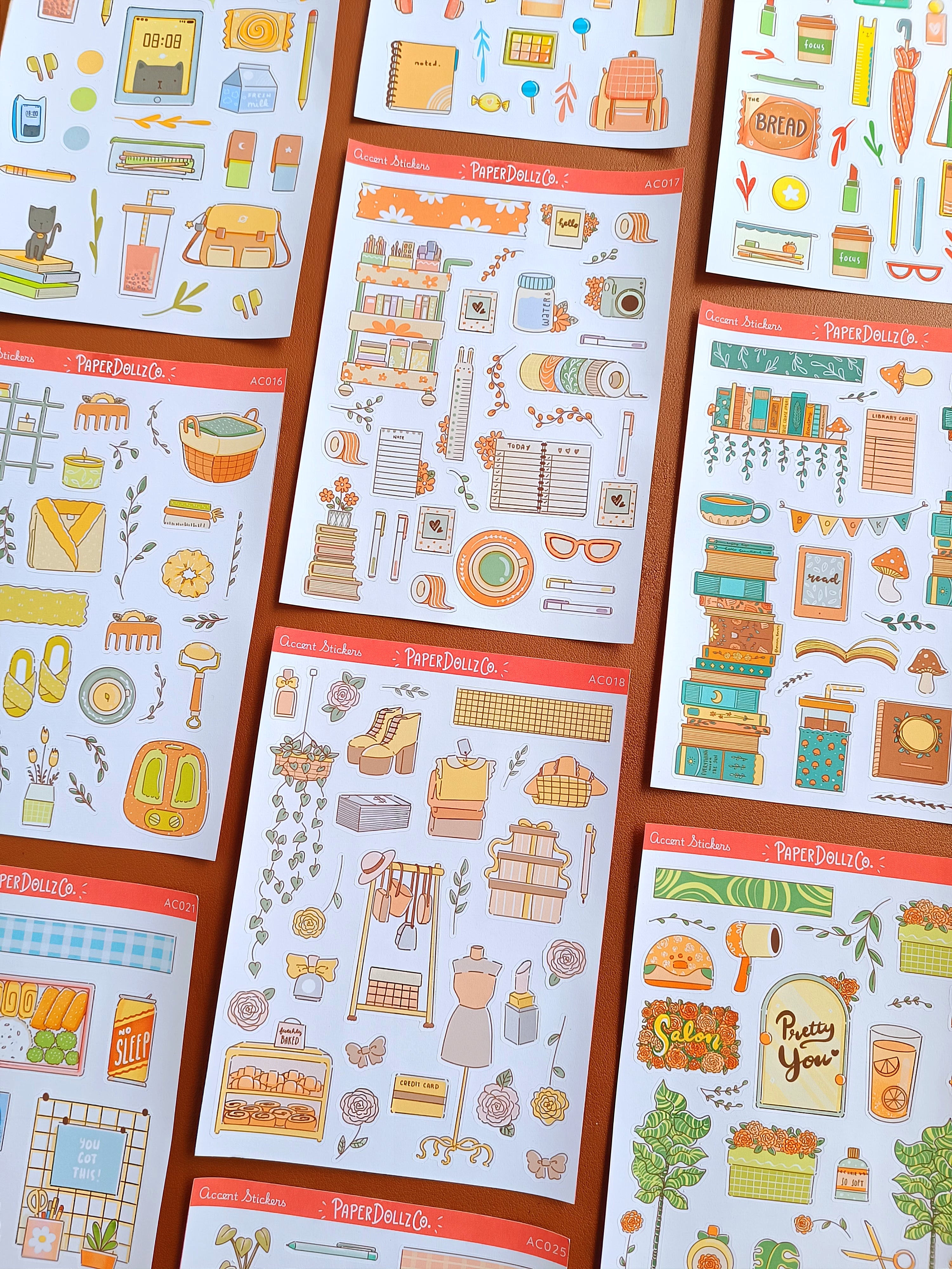 Spa | Accent Sticker | PaperDollzCo | ac016