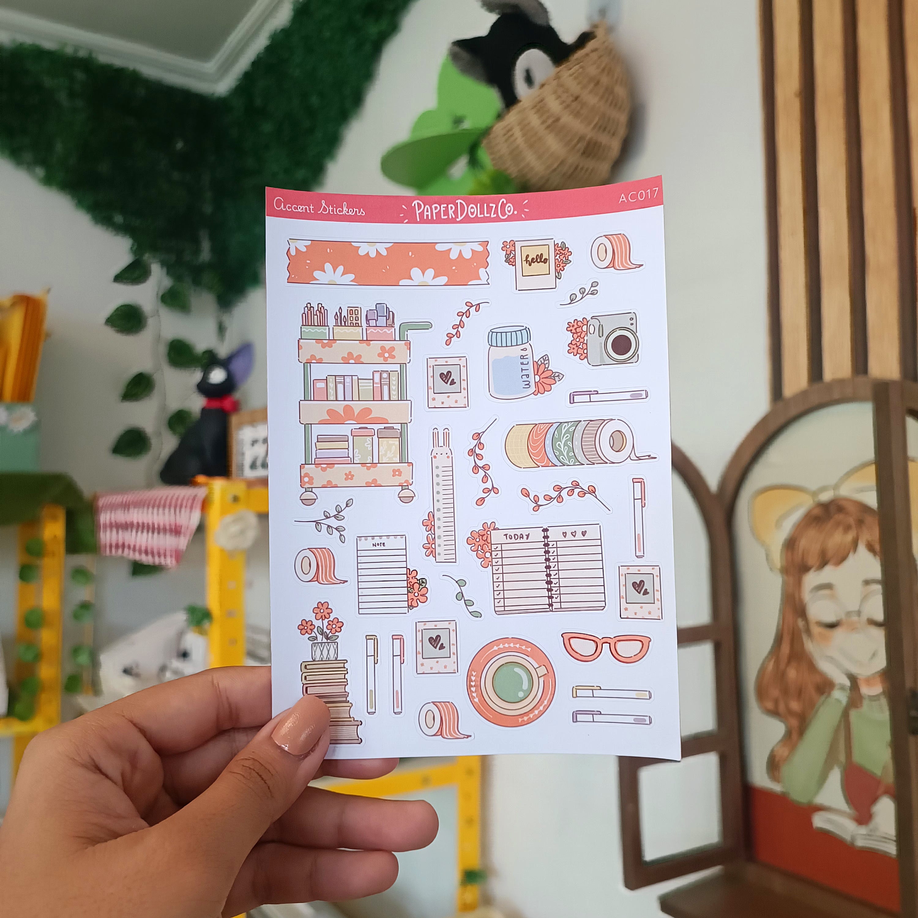 Spa | Accent Sticker | PaperDollzCo | ac016