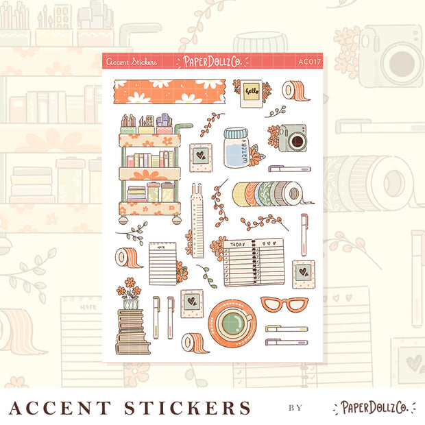 Spa | Accent Sticker | PaperDollzCo | ac016