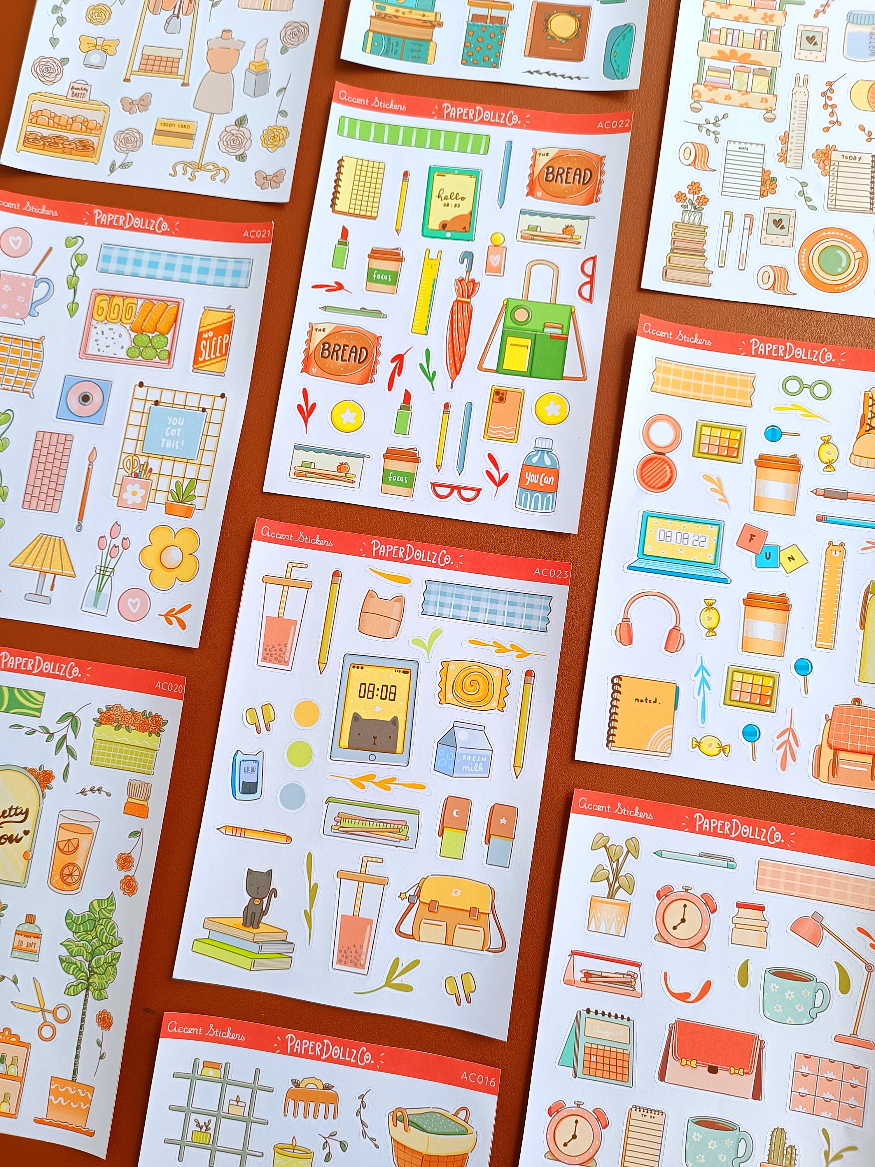 School College Life | Accent Sticker | PaperDollzCo | ac021