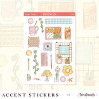 School College Life | Accent Sticker | PaperDollzCo | ac021