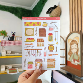 Birds of Autumn | Accent Sticker | PaperDollzCo | ac027