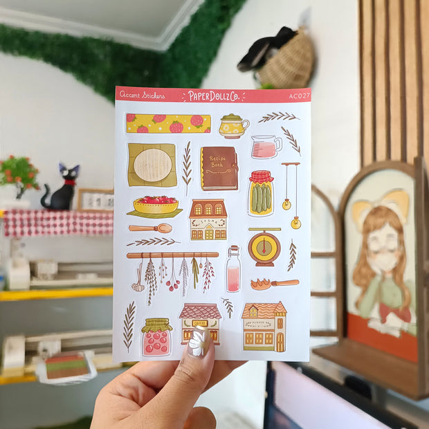 Birds of Autumn | Accent Sticker | PaperDollzCo | ac027