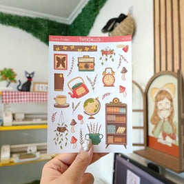 Birds of Autumn | Accent Sticker | PaperDollzCo | ac028