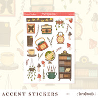 Birds of Autumn | Accent Sticker | PaperDollzCo | ac028