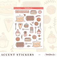 Cozy Harvest | Accent Sticker | PaperDollzCo | ac037