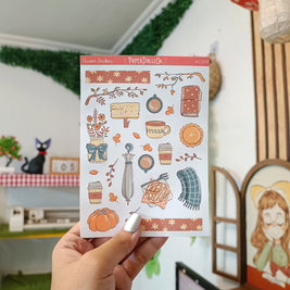 Cozy Harvest | Accent Sticker | PaperDollzCo | ac039