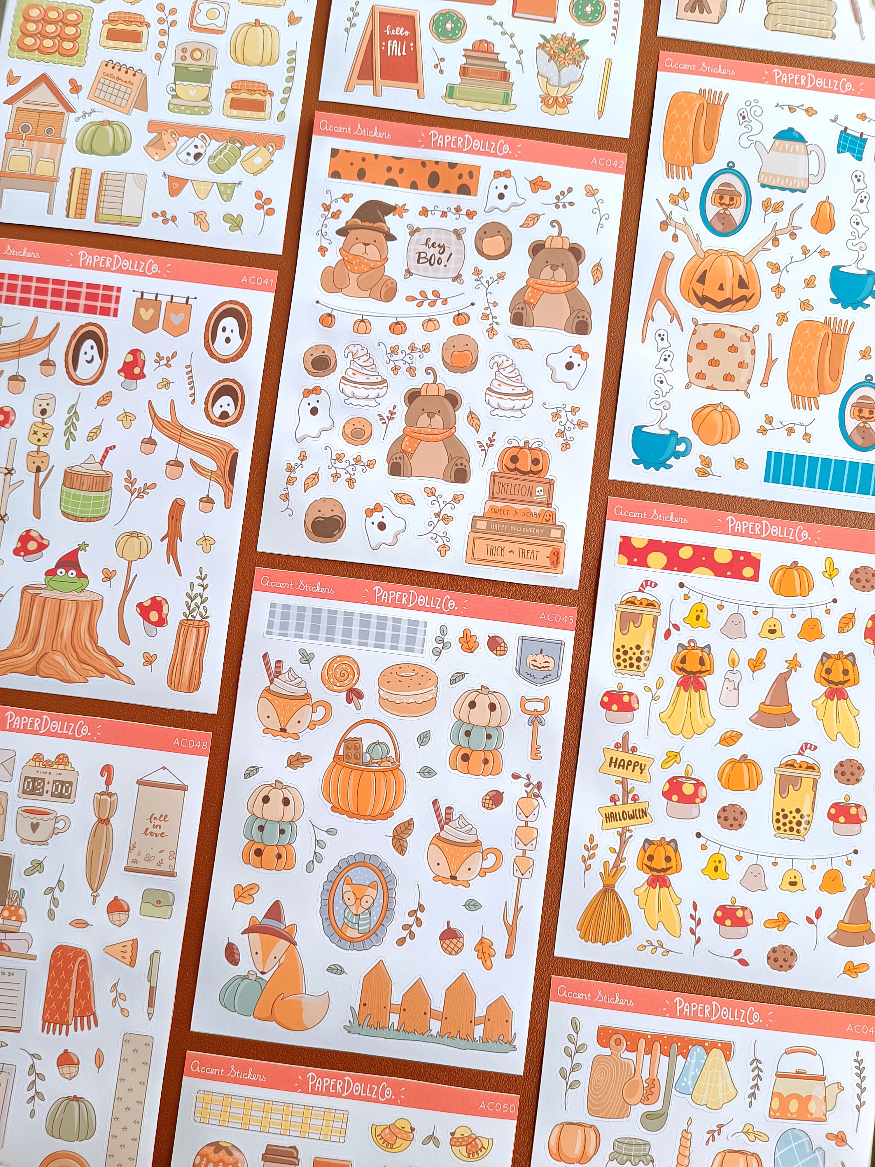 Fluffy Tails | Accent Sticker | PaperDollzCo | ac042