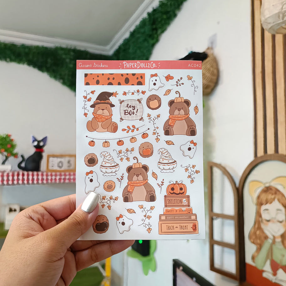 Fluffy Tails | Accent Sticker | PaperDollzCo | ac042