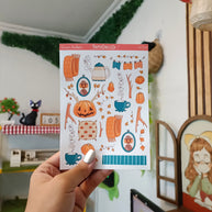Fluffy Tails | Accent Sticker | PaperDollzCo | ac044