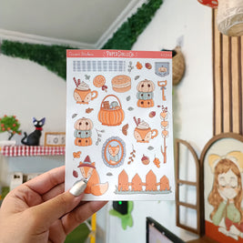 Fluffy Tails | Accent Sticker | PaperDollzCo | ac043