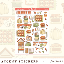 Fabulous Fall | Accent Sticker | PaperDollzCo | ac046