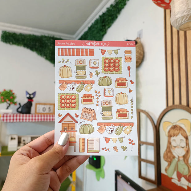 Fabulous Fall | Accent Sticker | PaperDollzCo | ac046