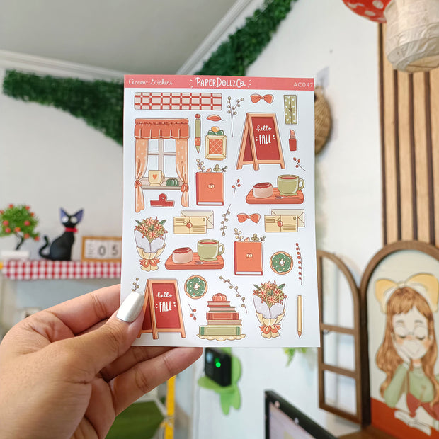 Fabulous Fall | Accent Sticker | PaperDollzCo | ac047