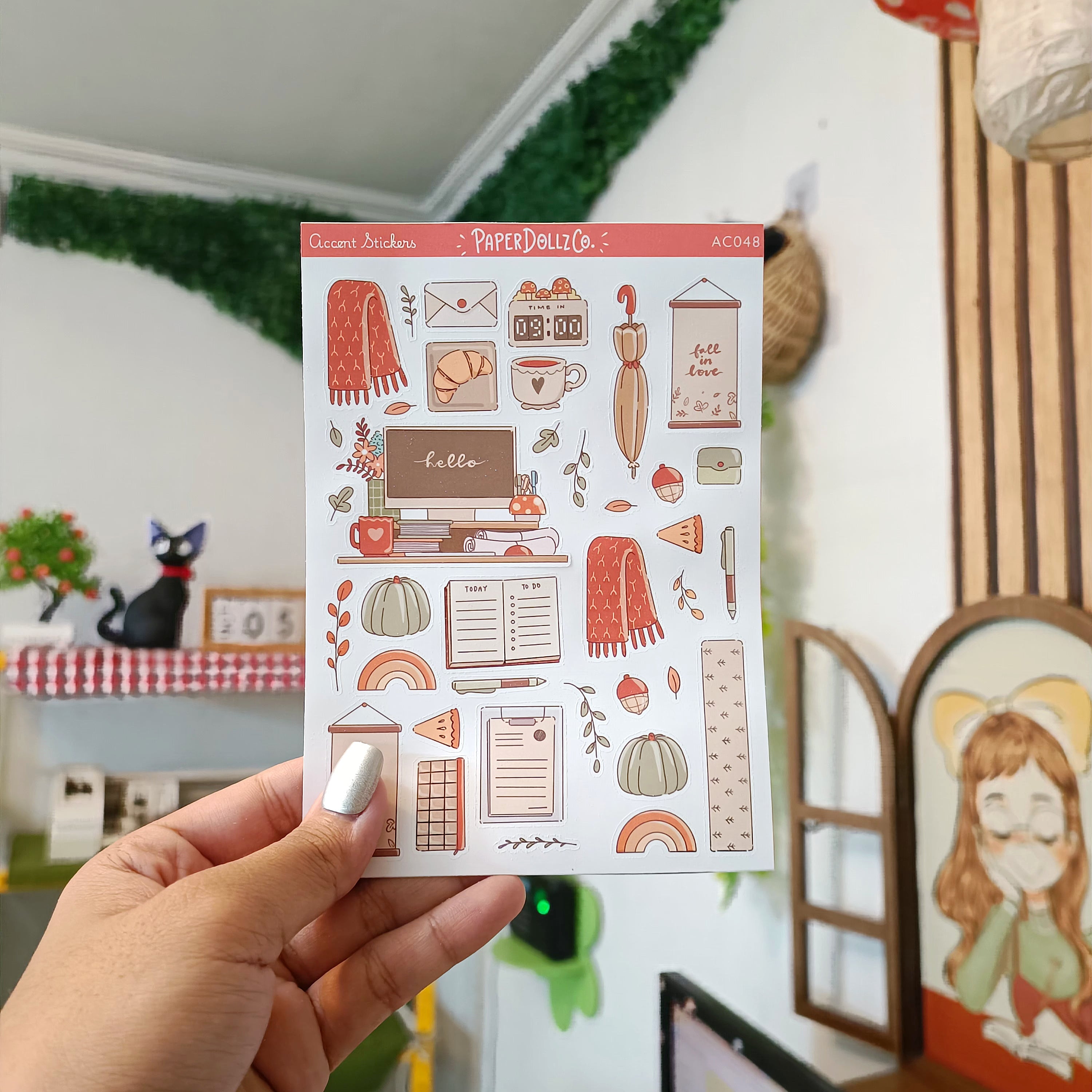 Fabulous Fall | Accent Sticker | PaperDollzCo | ac048