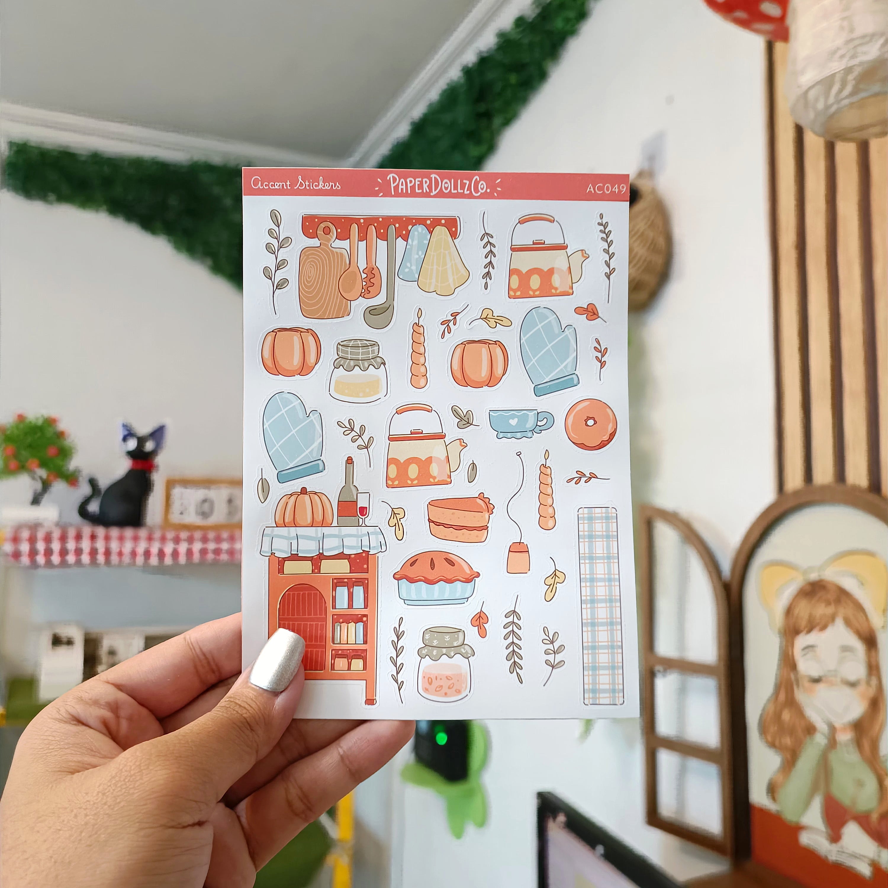 Fabulous Fall | Accent Sticker | PaperDollzCo | ac049