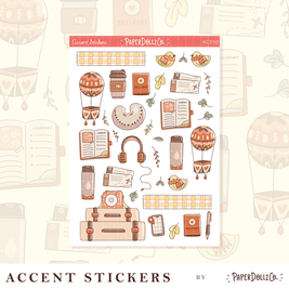 Fabulous Fall | Accent Sticker | PaperDollzCo | ac050