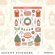 Joy to the Dolly World | Accent Sticker | PaperDollzCo | ac051