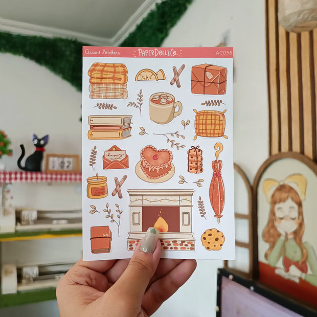 Winter Solstice | Accent Sticker | PaperDollzCo | ac056