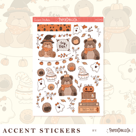 Fluffy Tails | Accent Sticker | PaperDollzCo | ac042
