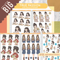 Book Shop | True Passion | Just Dolls Stickers | J382