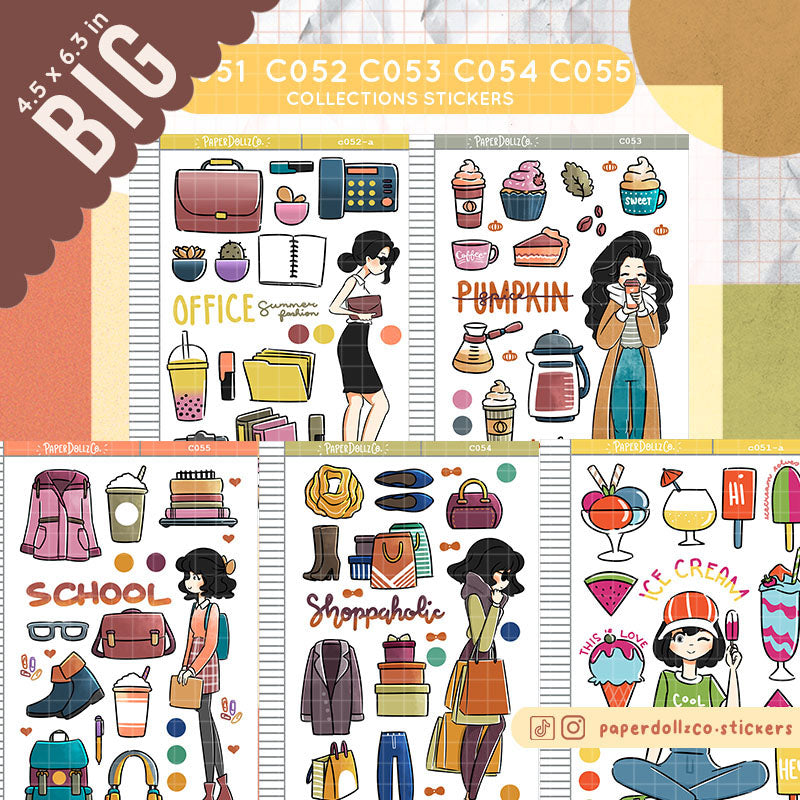 Summer Office Fashion | Collection Sticker | C052