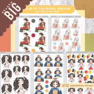 Abundant | Year of the Rising Dragon | Just Dolls Stickers | J397