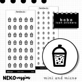 Boba | PaperDollzCo | Icon Sticker | i046