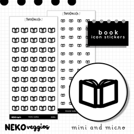 Book | PaperDollzCo | Icon Sticker | i051