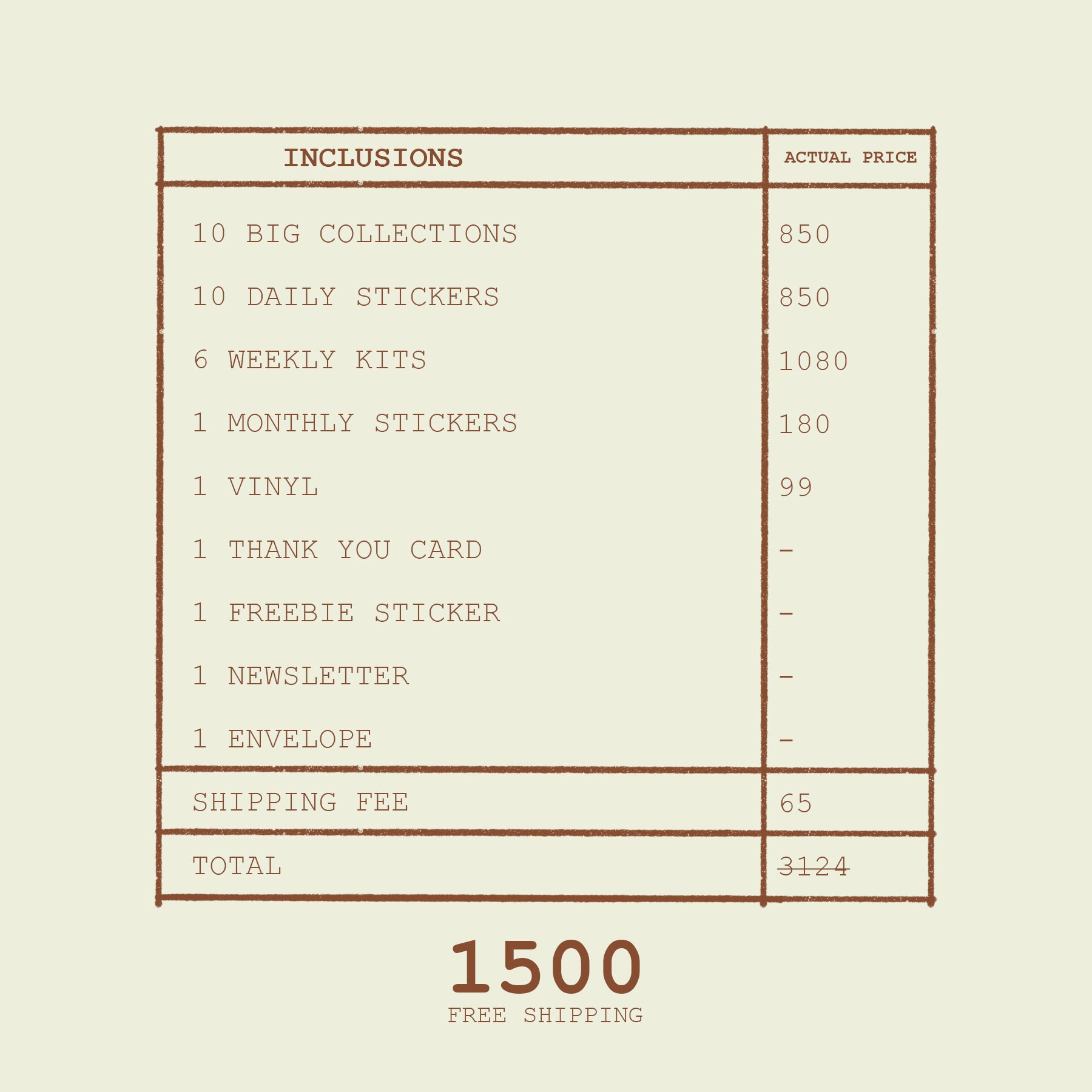 Seasonal Lite | Cousin | Dear Dolly Snail Mail Subscription