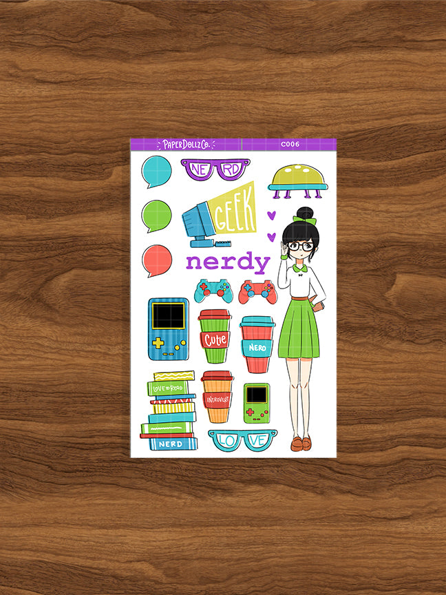Nerdy | Collection Sticker | C006